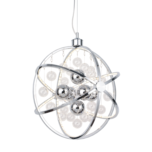 Galaxy Pendelleuchte 20W Dimmbar in Chrom - Nielsen Light