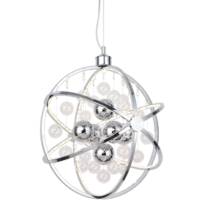 Galaxy Pendelleuchte 20W Dimmbar in Chrom - Nielsen Light