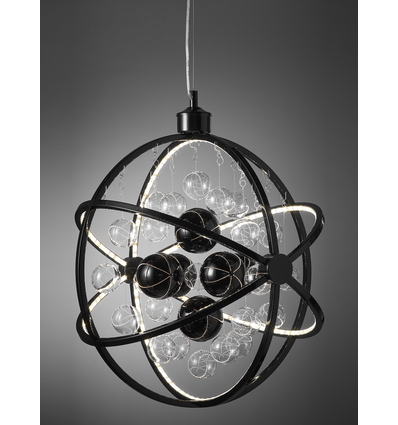 Galaxy Pendelleuchte 20W Dimmbar in Schwarz - Nielsen Light