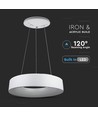 20W dimmbarer LED-Kronleuchter - Weiß, weiches Licht, warmweiß
