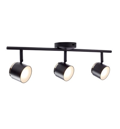 TEATER LED 3-Spot Lampe 13,5W, 230V in Schwarz - Nielsen Light