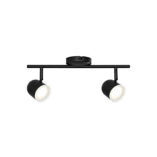 Hall LED Deckenleuchte mit 8,4W in Schwarz - Nielsen Light