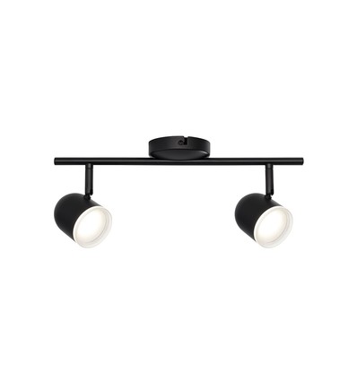 Hall LED Deckenleuchte mit 8,4W in Schwarz - Nielsen Light
