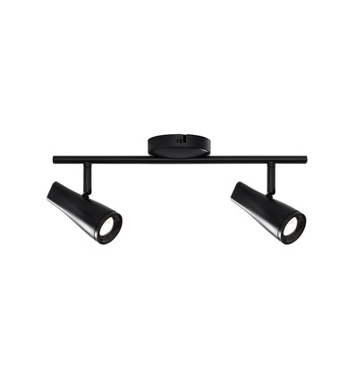 KILE Verstellbare LED-Deckenleuchte 2 x 4,5W in Schwarz - Nielsen Light