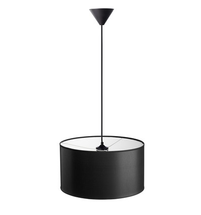 Isabella Castillo Ø40 Pendelleuchte E27 in Schwarz/Weiß - Nielsen Light
