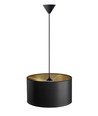 Isabella Castillo Ø40 Pendelleuchte E27 in Schwarz/Gold - Nielsen Light