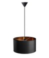 Isabella Castillo Ø40 Pendelleuchte E27 in Schwarz/Kupfer - Nielsen Light