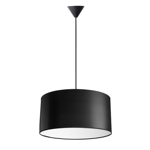 Isabella Castillo Ø50 Pendelleuchte E27 in Schwarz/Weiß - Nielsen Light