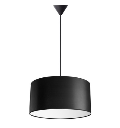 Isabella Castillo Ø50 Pendelleuchte E27 in Schwarz/Weiß - Nielsen Light