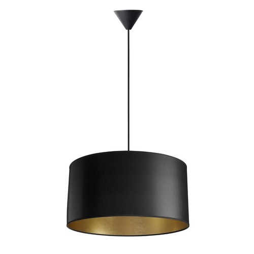 Isabella Castillo Ø50 Pendelleuchte E27 in Schwarz/Gold - Nielsen Light