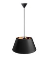 Isabella Campo Ø45 Pendelleuchte E27 in Schwarz/Kupfer - Nielsen Light