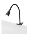 Eye LED Klemmlampe 230V 5W 3000K Schwarz - Nielsen Light