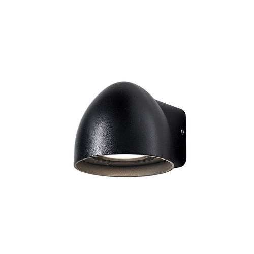 BIRK Außenwandleuchte 1xGU10 in Schwarz - Nielsen Light