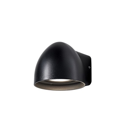 BIRK Außenwandleuchte 1xGU10 in Schwarz - Nielsen Light
