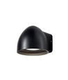BIRK Außenwandleuchte 1xGU10 in Schwarz - Nielsen Light
