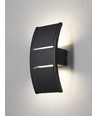 LÆRK LED Außenwandleuchte 12W in Schwarz - Nielsen Light