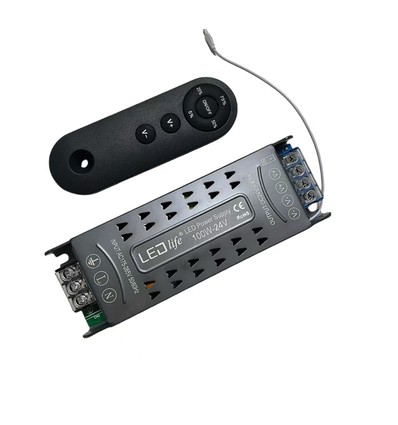 100W / 24V DC dimmbares Netzteil - 4.17A, IP20 Innenbereich, mit Fernbedienung, flimmerfrei