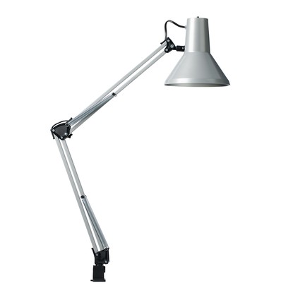 Jensen Architektenlampe für E27 in Silber - Nielsen Light