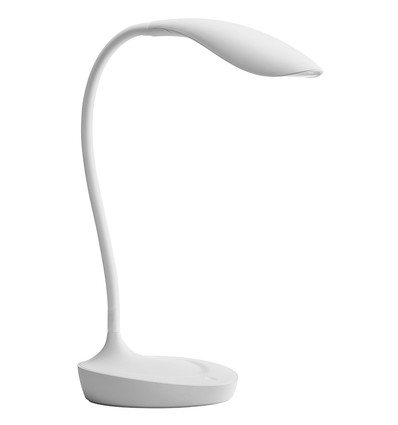 Samba LED Tischlampe mit Touch-Dimmer & USB in Weiß - Nielsen Light