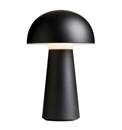 Move Me Wiederaufladbare LED-Tischlampe IP44 in Schwarz - Nielsen Light