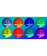 5m 24W/m RGB+WW COB-LED-Streifen - 24V DC, IP20, 840 LEDs pro Meter, COB LED