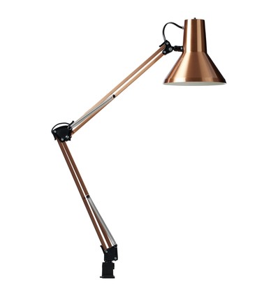 Jensen Architektenlampe für E27 in Kupfer - Nielsen Light