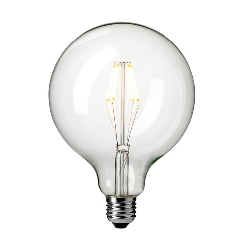 Classic Dimmbare E27 LED Globelampe Ø125 4W in 2200K, Ra95