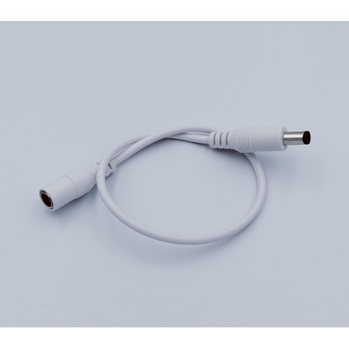 DC Verlängerungskabel - 50 cm, für LED-Streifen, 5V-48V, weiß