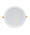 12W Ø14,5cm LED Einbaupanel - IP54 Außenbereich, Ausschnitt: Ø12 cm, Maße: Ø14,5 cm