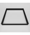 Hoher Rahmen für 60x60 LED-Panel – Bausatz, schwarzer Rand