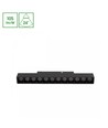 SHIFT Basic - Gitter S Lineare Lampe, 220 mm, 12W, 2700K, Schwarz