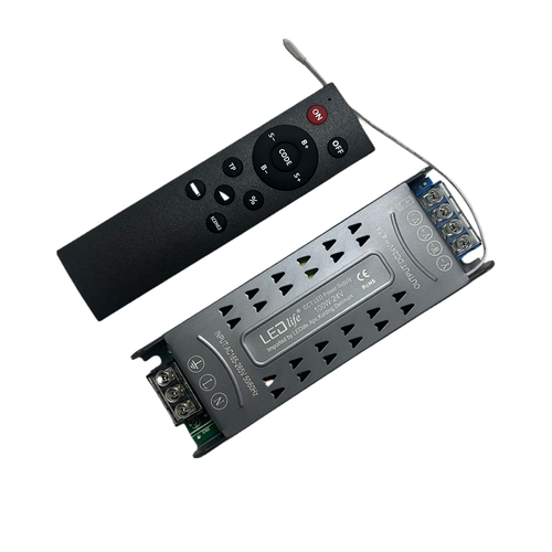 100W / 24V DC CCT Netzteil - 4.17A, IP20 Innenbereich, mit Fernbedienung, flimmerfrei