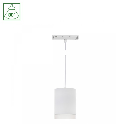7W SYSTEM SHIFT BASIC Schienenspot, 48V - 3000K, IP20, warmweiß