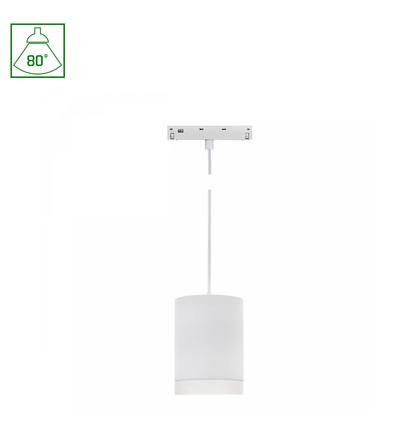 7W SYSTEM SHIFT BASIC Schienenspot, 48V - 3000K, IP20, warmweiß