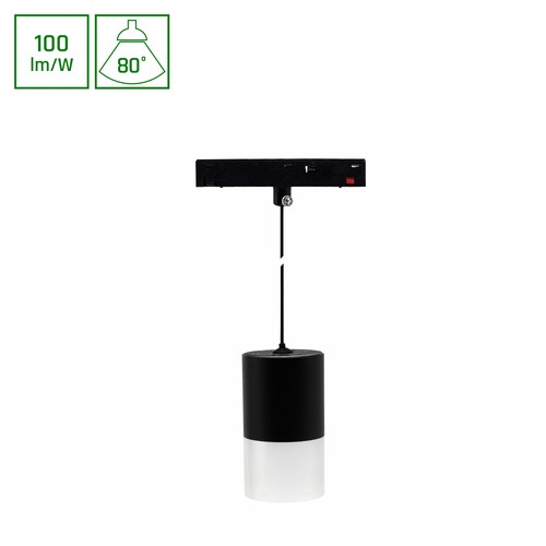 7W SHIFT BASIC HANGIT Schienenspot für 48V - 100lm/W, 48V, neutralweiß, inkl. 110cm Seilaufhängung