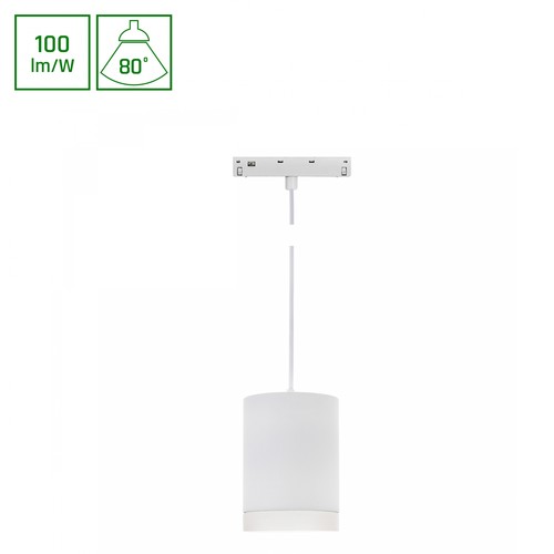 7W SHIFT BASIC SPOT RING Schienenspot, 48V - Neutralweiß, 48V DC, Ø5,5 x 10 cm