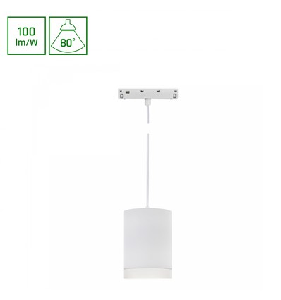 7W SHIFT BASIC SPOT RING Schienenspot, 48V - Neutralweiß, 48V DC, Ø5,5 x 10 cm