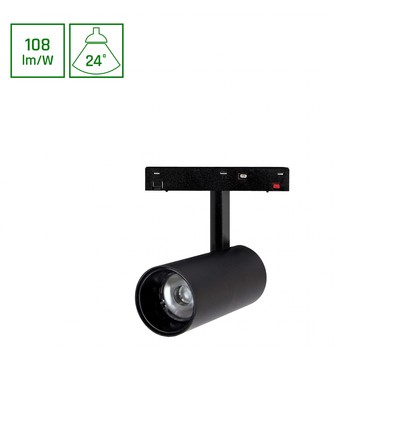 12W SYSTEM SHIFT BASIC SPOT M für 48V Schiene - 4000K, neutralweiß, IP20, magnetischer Schienenspot