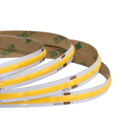 10m 12W/m COB-LED-Streifen RA95 - 24V DC, IP20, 480 LEDs pro Meter, COB LED