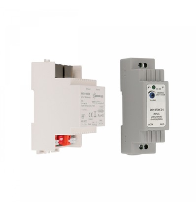 Kabelloses Tuya - DALI Gateway - Spectrum, Stromversorgung 24V DIN