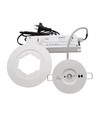 3W LED Notbeleuchtung Spot für Deckenmontage - Lochausschnitt: Ø7,5-12,5 cm, 3 Stunden Akku, weiß