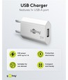 Goobay USB-Ladegerät 5W - USB-A, weiß, ideal für Handy und Lampen