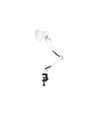Architektenlampe Weißer Tischlampe - 1,1 Meter Kabel, E27 Fassung, ohne Leuchtmittel