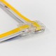 L-Verbindungsteil für einfarbige LED-Streifen - 10 mm breit, 12V / 24V, COB