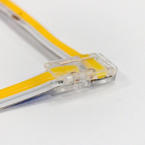 L-Verbindungsteil für einfarbige LED-Streifen - 10 mm breit, 12V / 24V, COB