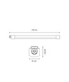 120cm 36W LED-Leuchte wasserdicht - 4300lm, 123lm/w, IP65