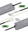 200W / 24V DC Netzteil - 8.3A, IP67 wasserdicht, Flicker free
