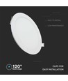 6W Ø12cm LED Einbaupanel - Ausschnitt: Ø11 cm, Maße: Ø12 cm