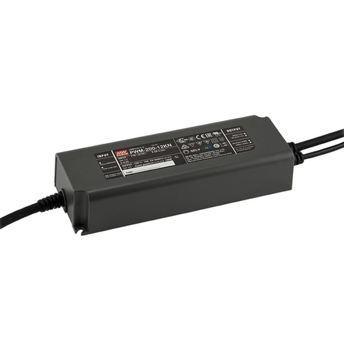 Meanwell 200W / 24V DC dimmbares Netzteil DALI2 - 8.33A, IP67, DALI-Schnittstelle + Push-Dim