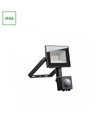 10W Fluter mit Sensor - IP44, Schwarz, Arbeitsleuchte, PIR-Sensor